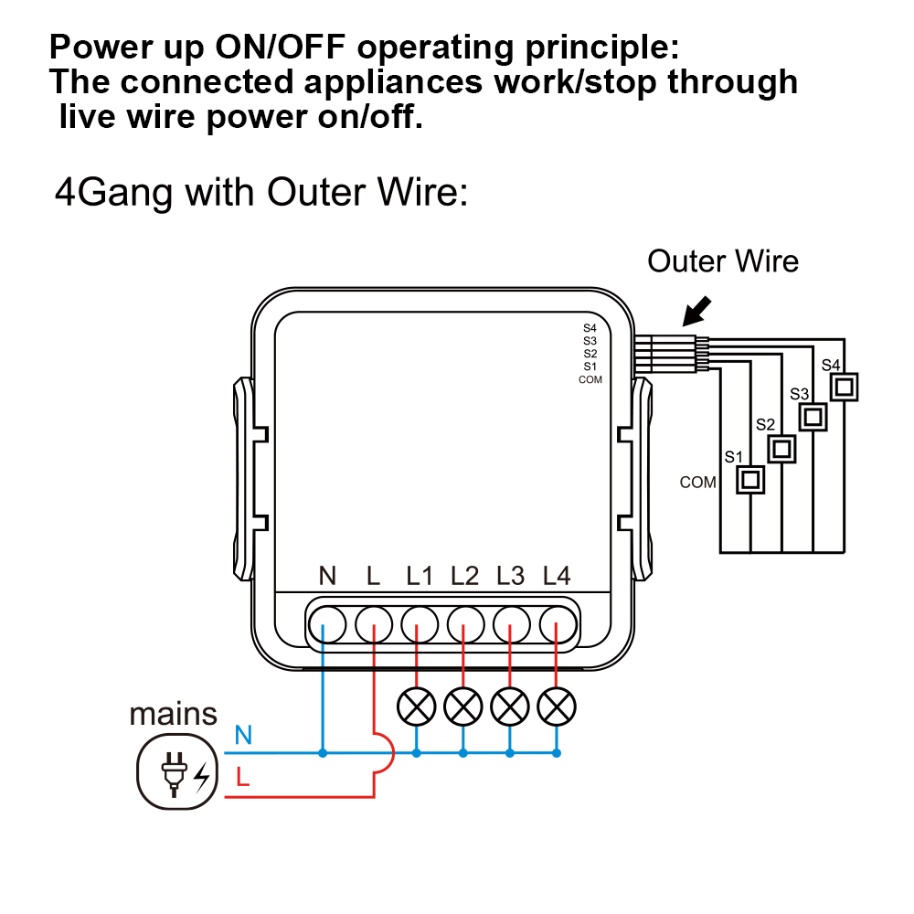 CORDLESS - Intelligent Circuit Breaker (4-Way)