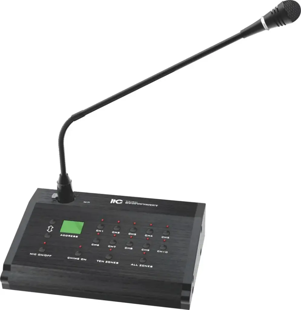 [T-218]  ITC - Remote Zone Paging Console with T-6600, max 16 zones