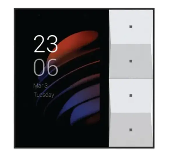 [KS41-R2-EU-00728P11] Akubela Zigbee HyPanel Lite, 3.27-inch Touch Screen