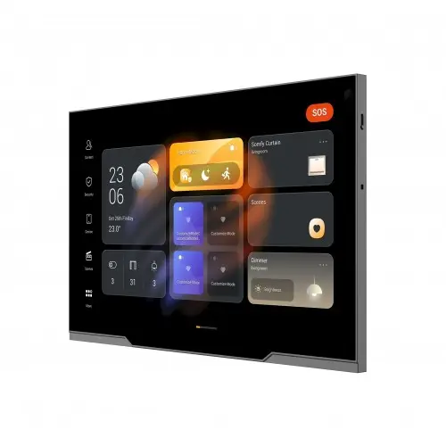 Akubela Zigbee HyPanel Supreme 12” - Home Automation Control Panel with 5MP Camera with Privacy Shutter - IR Gateway Built-in