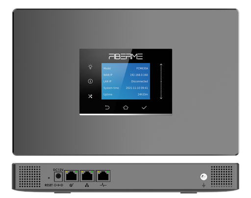 [FCM630A] FIBERME FCM630A VoIP PBX, 250 Users, 50 Concurrent Calls, Dual Ethernet Ports.